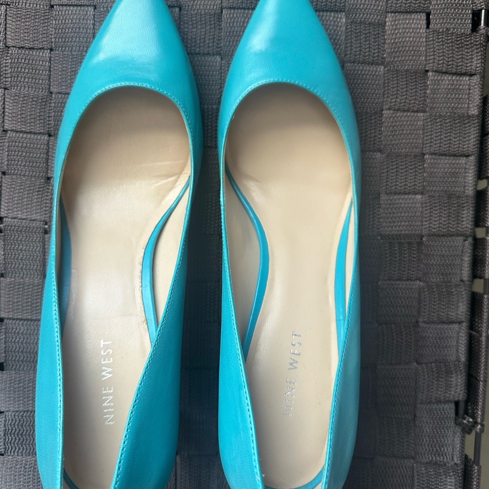 Nine West Turquoise Heels